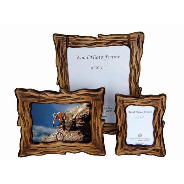 Sunshine Trading Picture Frames, ST-12-5 Handmade Wood Photo Frame - 3.5 x 5 Inch ST-12-5 - main